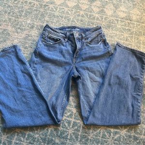 Size 2 old navy high rise og loose secret smooth pockets jeans